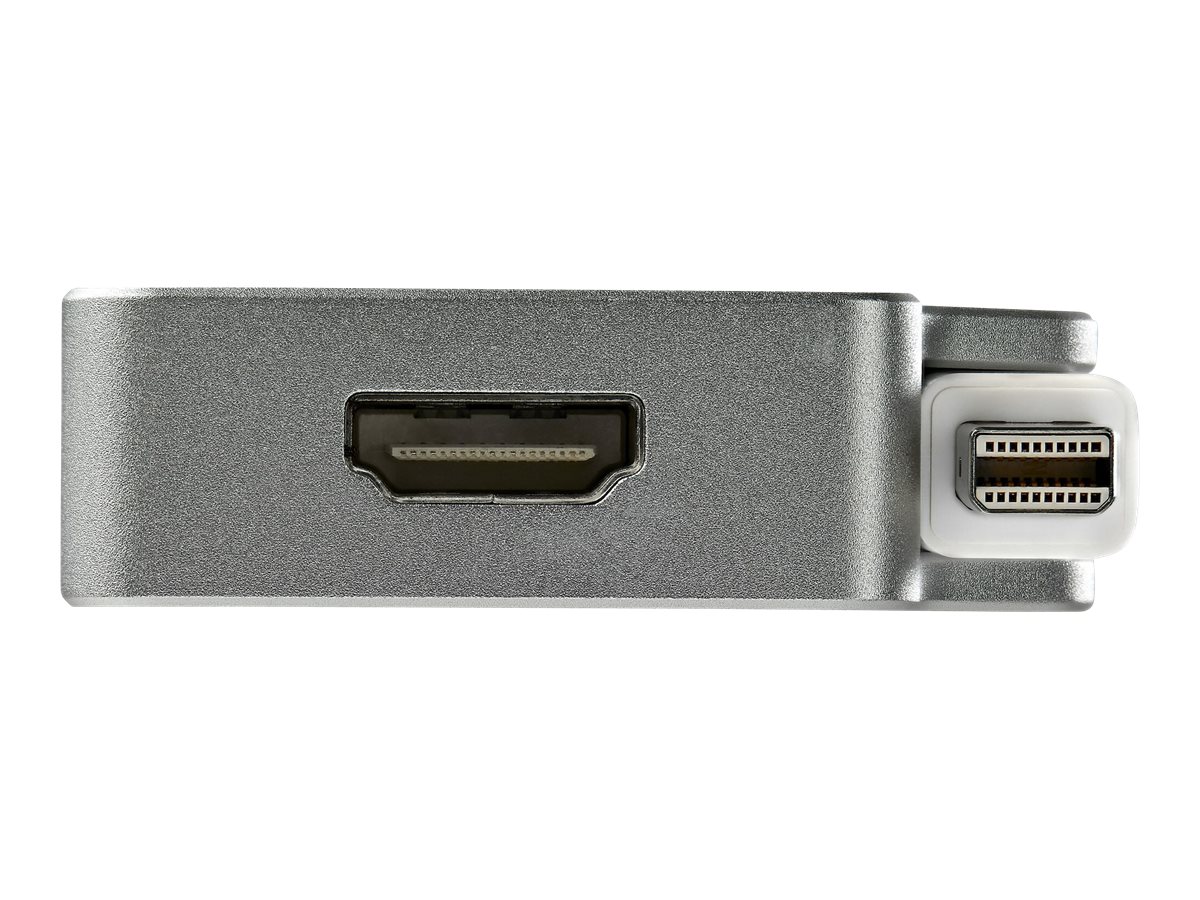 StarTech.com Aluminium Reise AV Adapter 3-in-1 Mini DisplayPort auf VGA DVI oder HDMI