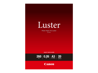 Canon Photo Paper Pro Luster LU-101 - Glanz - 260 Mikron - A3 (297 x 420 mm)