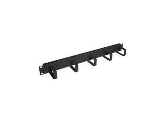 EFB Elektronik EFB-Elektronik - Rack cable management panel with cable entry - RAL 7021, Black Gray - 1U - 48.3 cm (19")