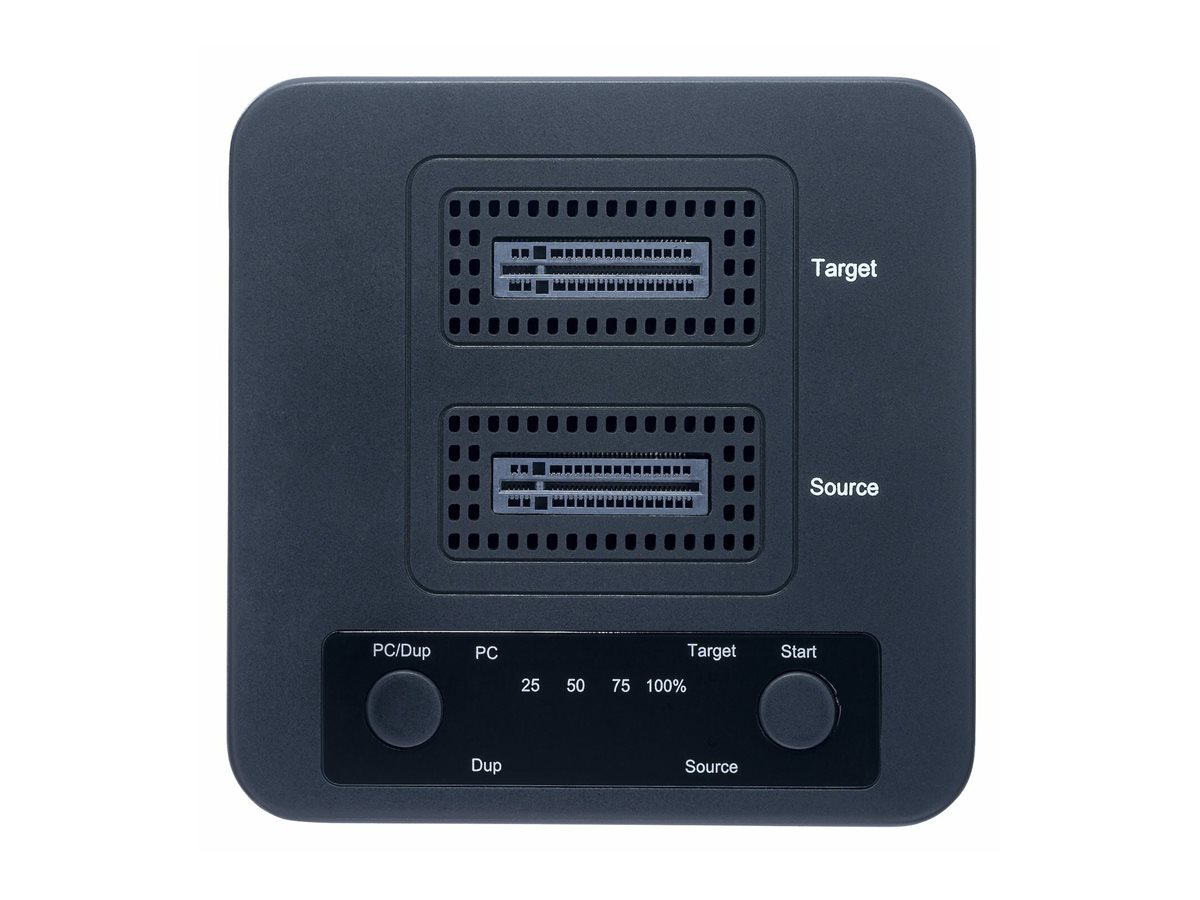 StarTech.com 11 M.2 NVMe Kopierstation, USB-C PCIe SSD Cloner & Dock - Solid State  Festplattenduplikator - 2 Schächte (PCIe (NVMe))
