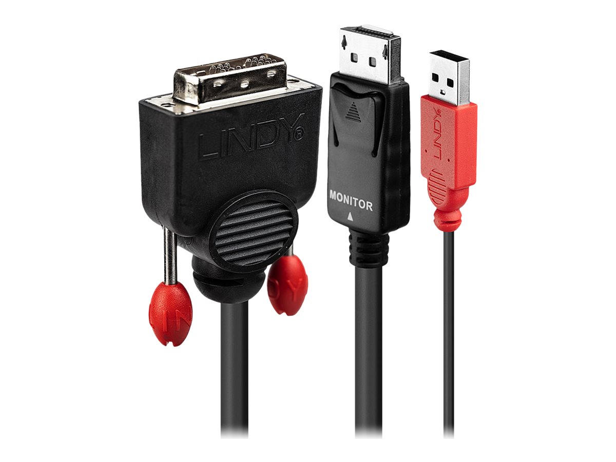 Lindy Adapterkabel - Single Link - DVI-D zu DisplayPort (M)