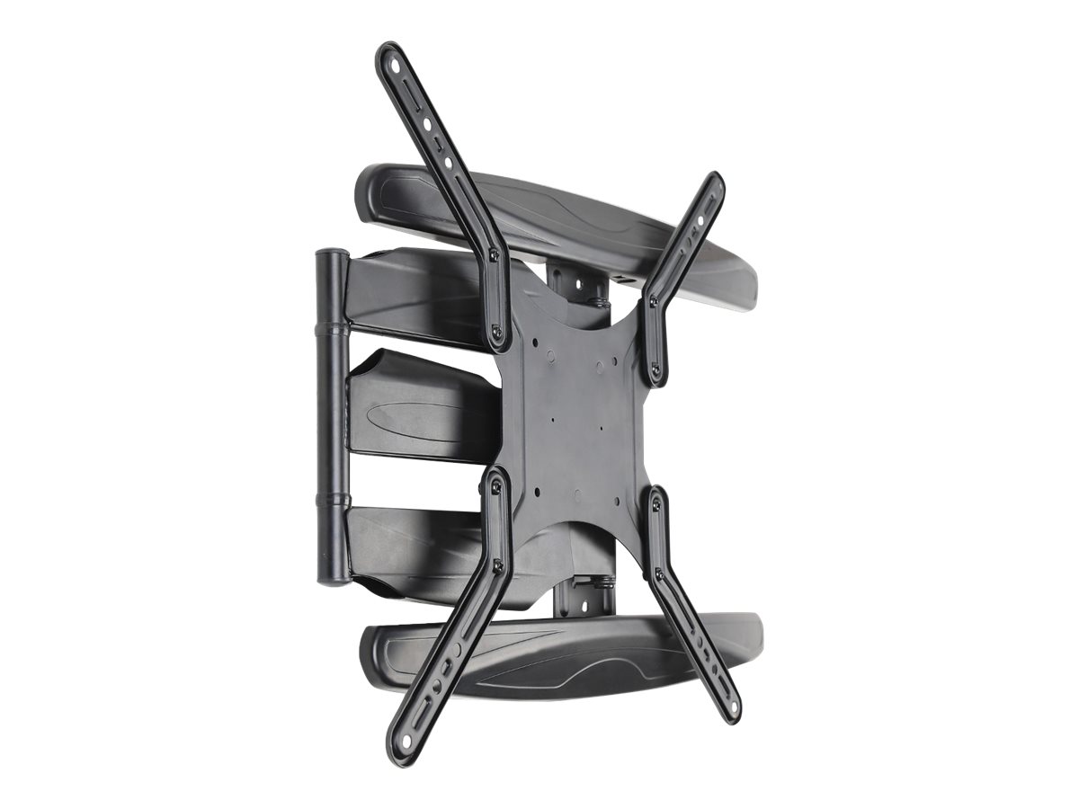 Techly Befestigungskit (Schnittstellengabel, 3 Gelenke, Schwenkarm-Wandhalterung) - für LCD-Display - Schwarz - Bildschirmgröße 58.4-139.7 cm (23"-55")