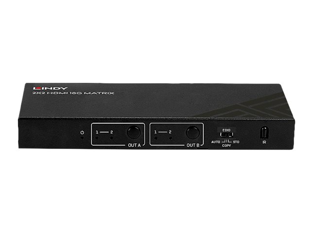 Lindy 2x2 HDMI 18G Matrix - VideoAudio-Schalter