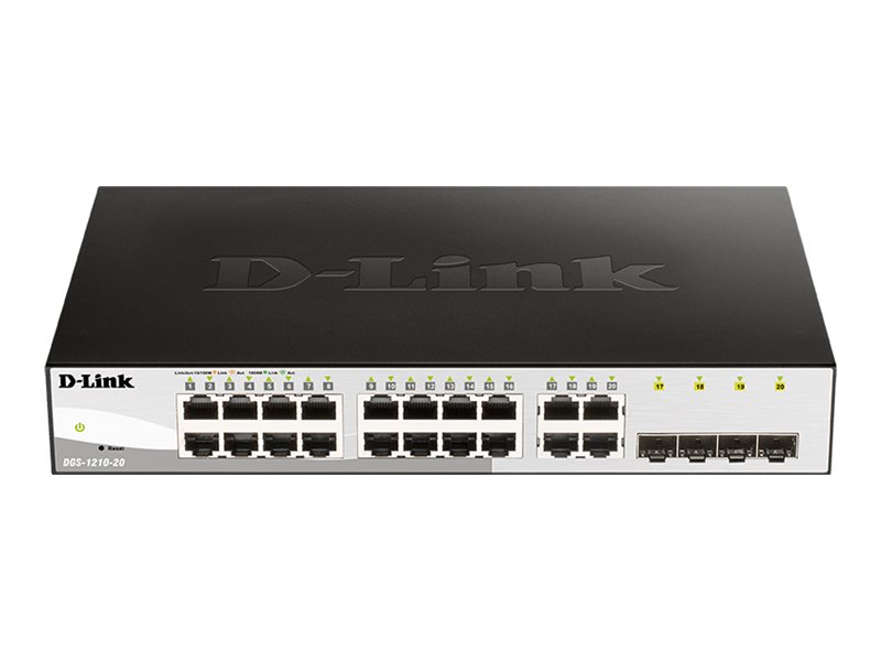 D-Link Web Smart DGS-1210-20 - Switch - 16 x