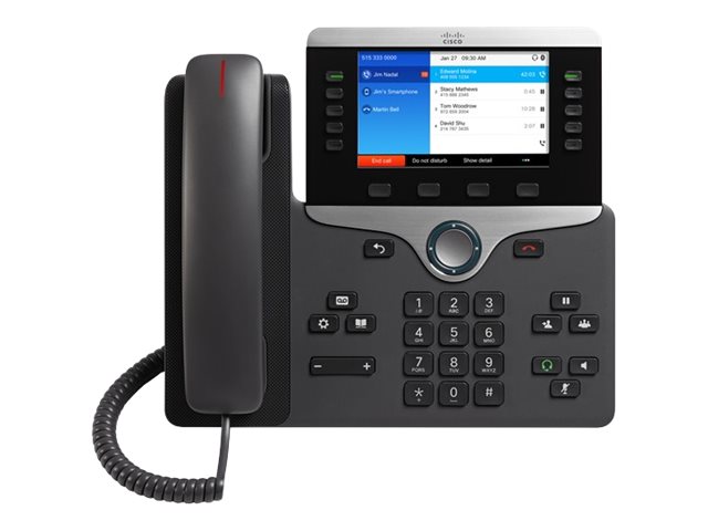 Cisco IP Phone 8851 - VoIP-Telefon - SIP, RTCP, RTP, SRTP, SDP