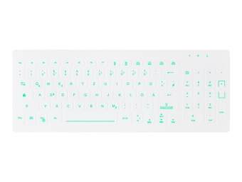 Contour Active Key AK-CB7012F-U1-W - Tastatur - komplett