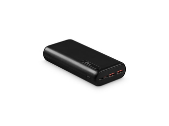 MEDIARANGE MR756 - 20000 mAh - Lithium-Ion (Li-Ion) - Quick Charge 3.0 - 37 V - 18 W - Schwarz