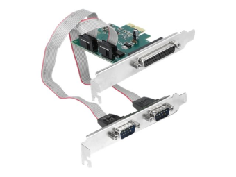 Delock Adapter ParallelSeriell - PCIe 1.1 Low-Profile