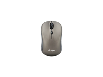 Equip Optische Mini Maus kabellos - Beidhändig - Optisch - RF Wireless - 1600 DPI - Grau