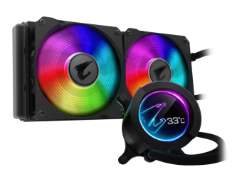 Gigabyte AORUS Liquid Cooler 280 - Prozessor-Flüssigkeitskühlsystem - (für LGA1156, LGA1366, LGA1155, LGA1150, LGA2011-3, LGA1151, AM4, LGA2066, TR4, LGA1200)