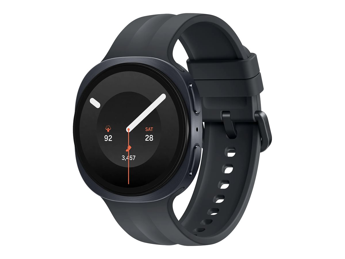Samsung Galaxy Watch9 - 40 mm - Carbon-Schwarz - intelligente Uhr mit Sportband - schwarz - Bandgröße SM - Anzeige 3.4 cm (1.3")