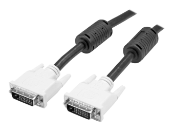 StarTech.com DVI-D Dual Link Kabel 5m (SteckerStecker) - DVI 24+1 Pin Monitorkabel Dual Link - DVI Anschlusskabel mit Ferritkernen - DVI-Kabel - Dual Link - DVI-D (M)
