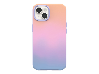 OtterBox Symmetry Series - Hintere Abdeckung für Mobiltelefon - kompatibel mit MagSafe - Polycarbonat Kunstfaser - Soft Sunset (violett)