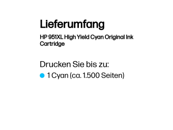 HP 951XL - Hohe Ergiebigkeit - Cyan - original