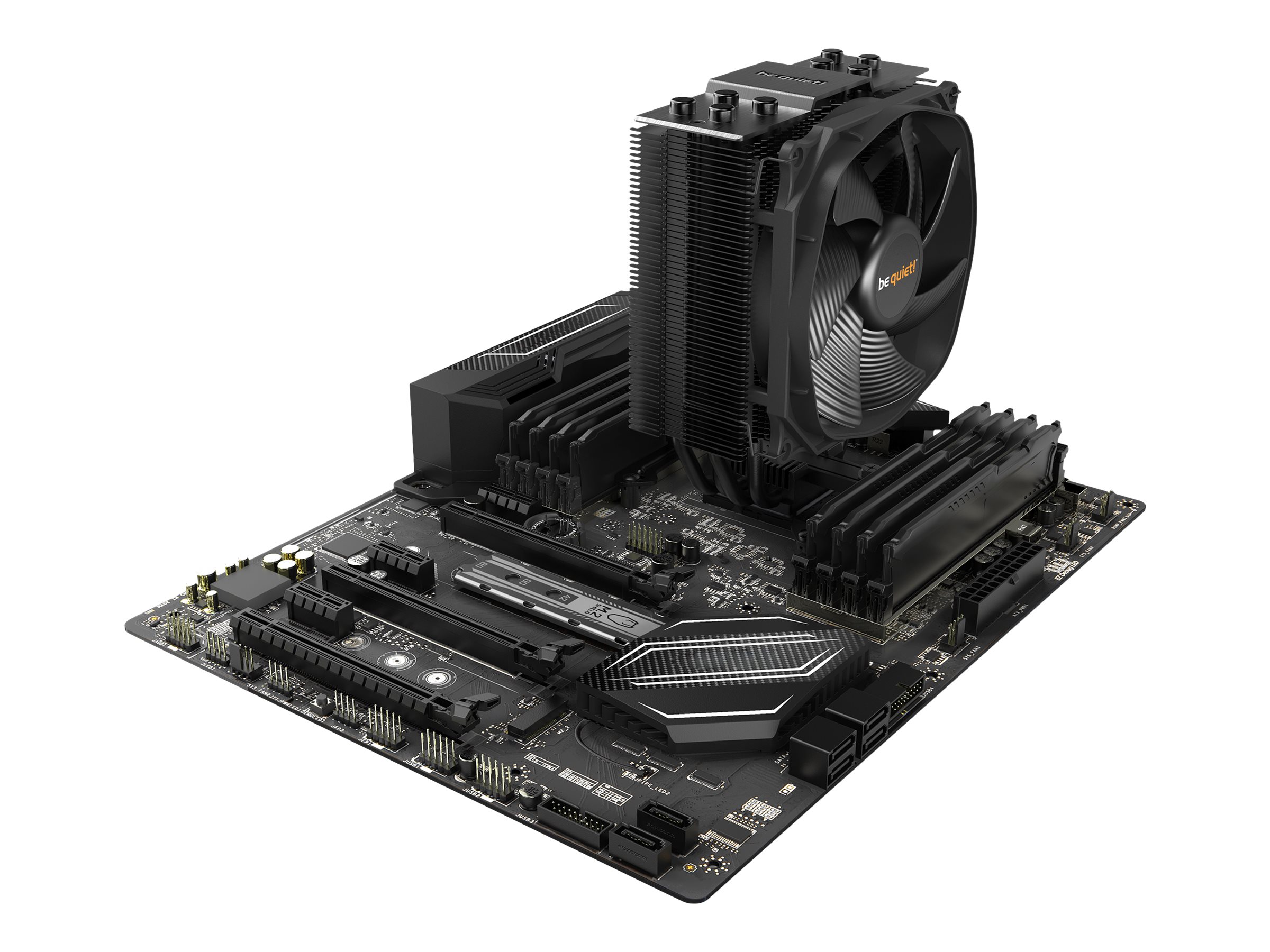 Be Quiet! Dark Rock Slim - Prozessor-Luftkühler - (für LGA1150, LGA1151, LGA1155, LGA1200, LGA1700, LGA2011-3 (Square ILM)