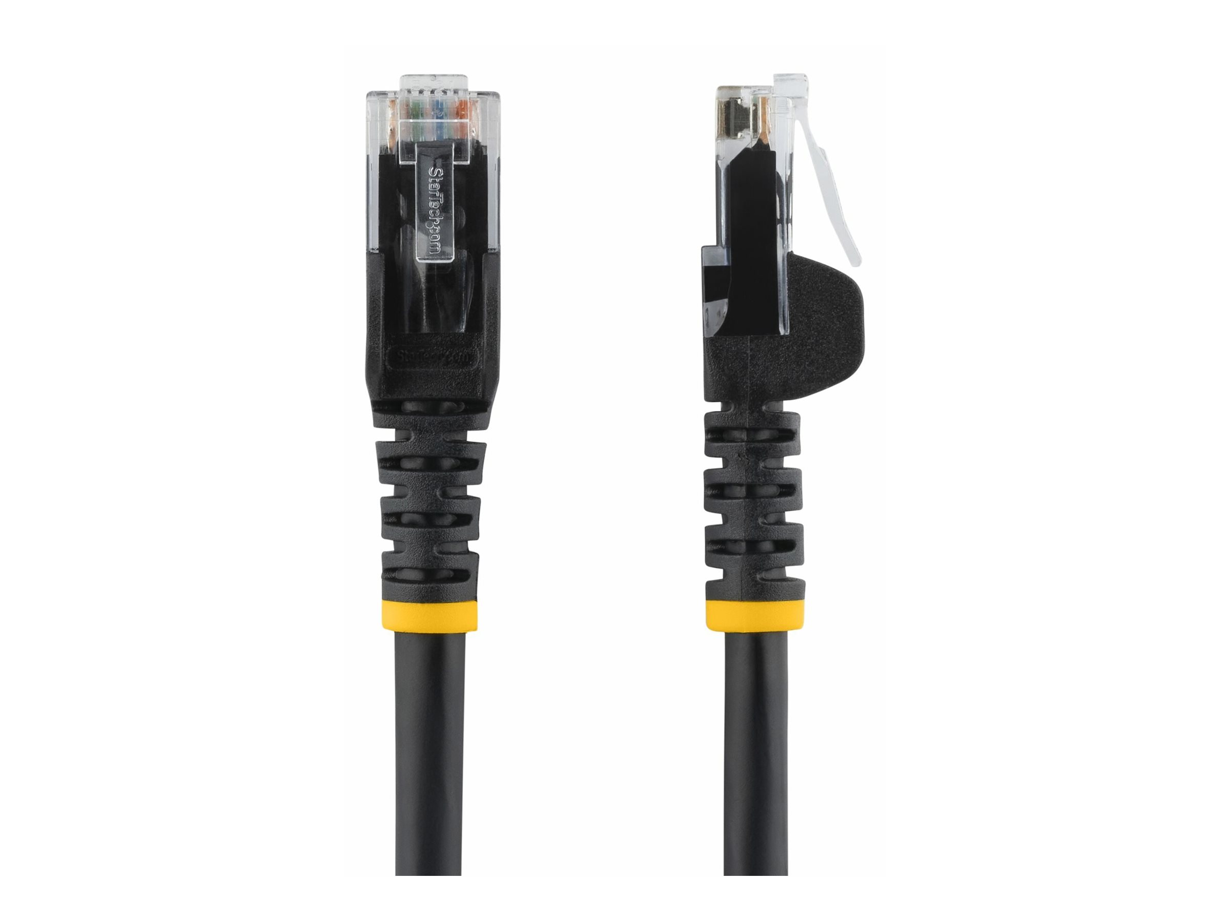 StarTech.com 1m CAT6 Ethernet Cable, 10 Gigabit Snagless RJ45 650MHz 100W PoE Patch Cord, CAT 6 10GbE UTP Network Cable wStrain Relief, Black, Wiring is UL CertifiedTIA - Category 6 - 24AWG (N6PATC1MBK)