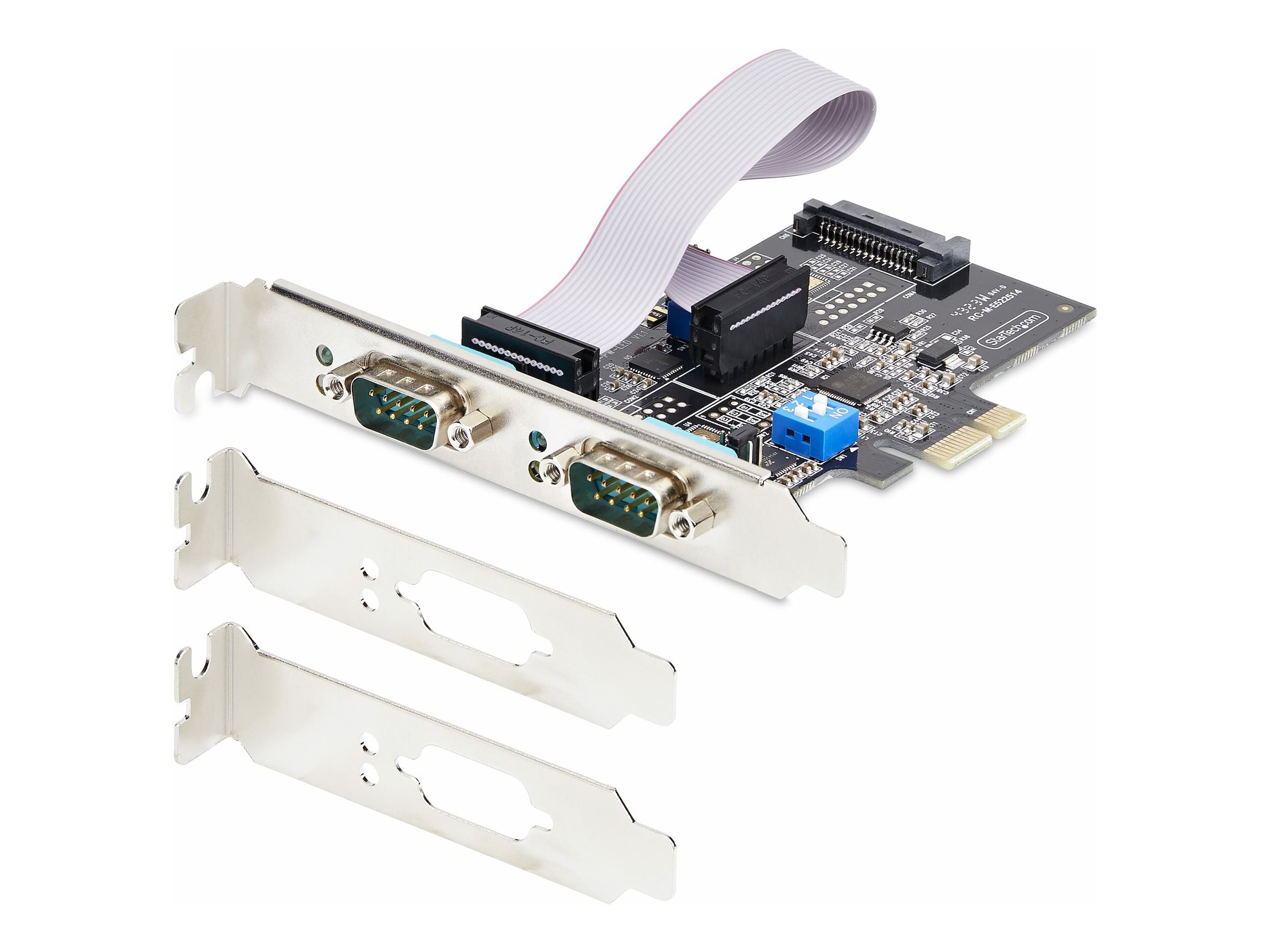 StarTech.com Startech 2-Port Serielle PCIe Karte, RS232RS422RS485