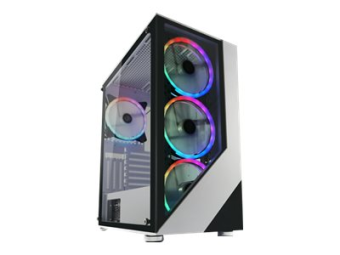 LC-Power Gaming 803W Lucid_X - Mid tower - ATX - Seitenteil mit Fenster (gehärtetes Glas)