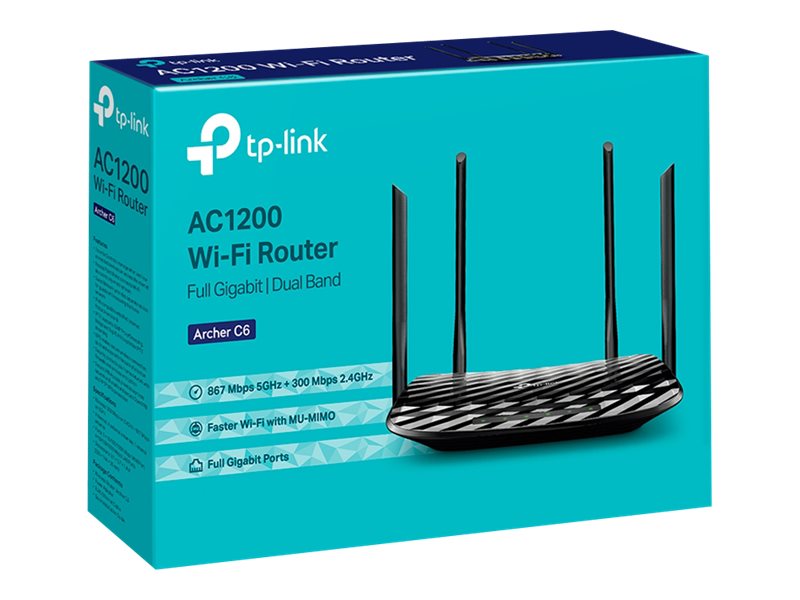 TP-LINK Archer C6 - Wireless Router 4-Port-Switch