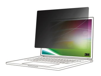 3M Bright Screen Privacy Filter - Blickschutzfilter für Notebook - heller Bildschirm, 32 - klebend - 33 cm (13")