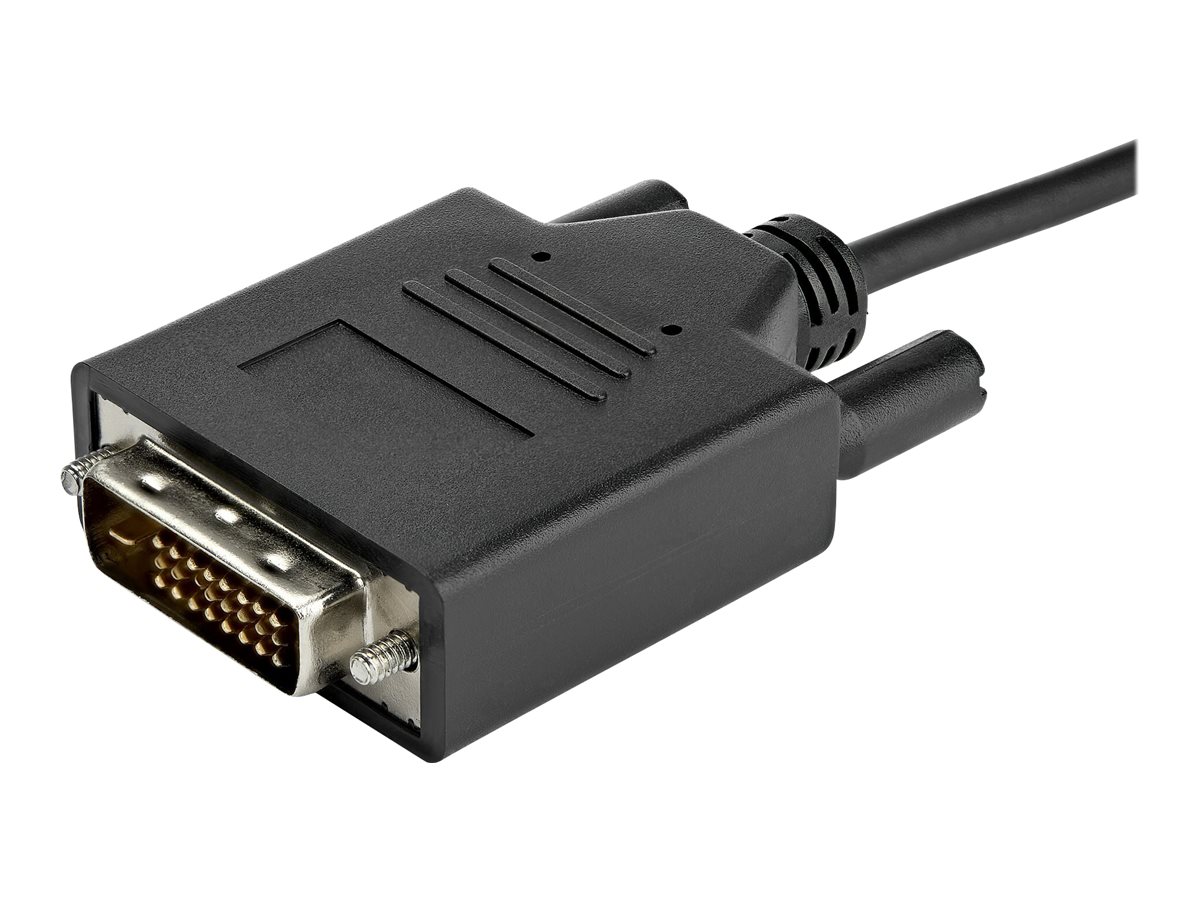 StarTech.com StarTech 3.3 ft  1 m USB-C to DVI Cable - USB Type-C Video Adapter Cable - 1920 x 1200 - Black (CDP2DVIMM1MB)