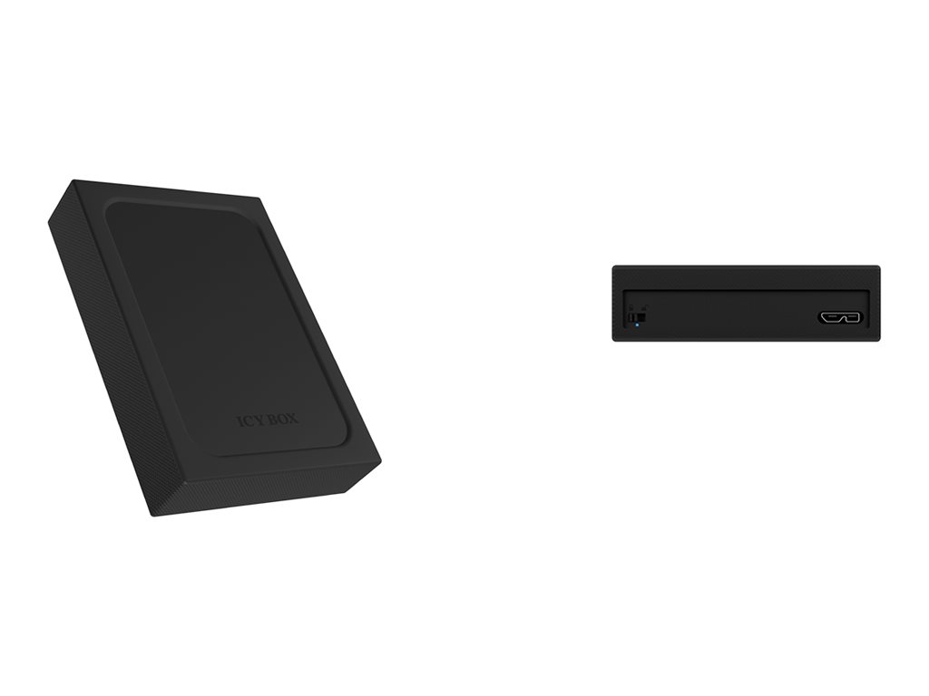 ICY BOX IB-256WP - Speichergehäuse mit Kabel-Schutzschalter, Datenanzeige - 2.5" (6.4 cm)