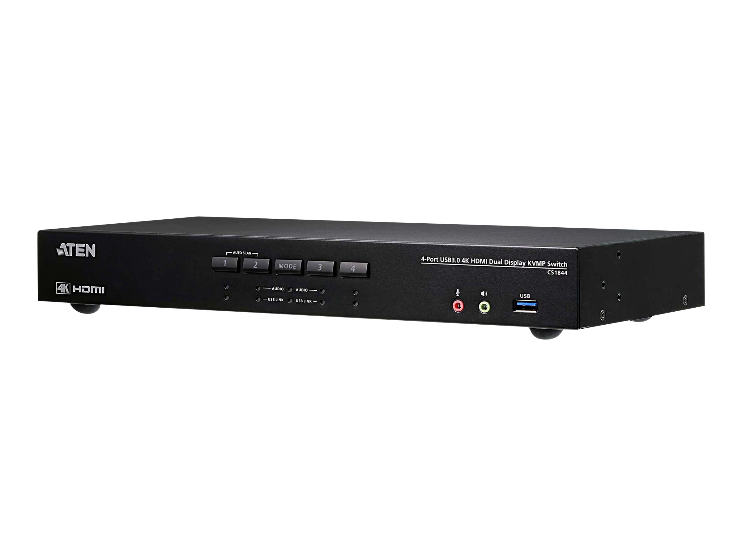 ATEN CS1844 4-Port USB 3.0 4K HDMI Dual Display KVMP Switch