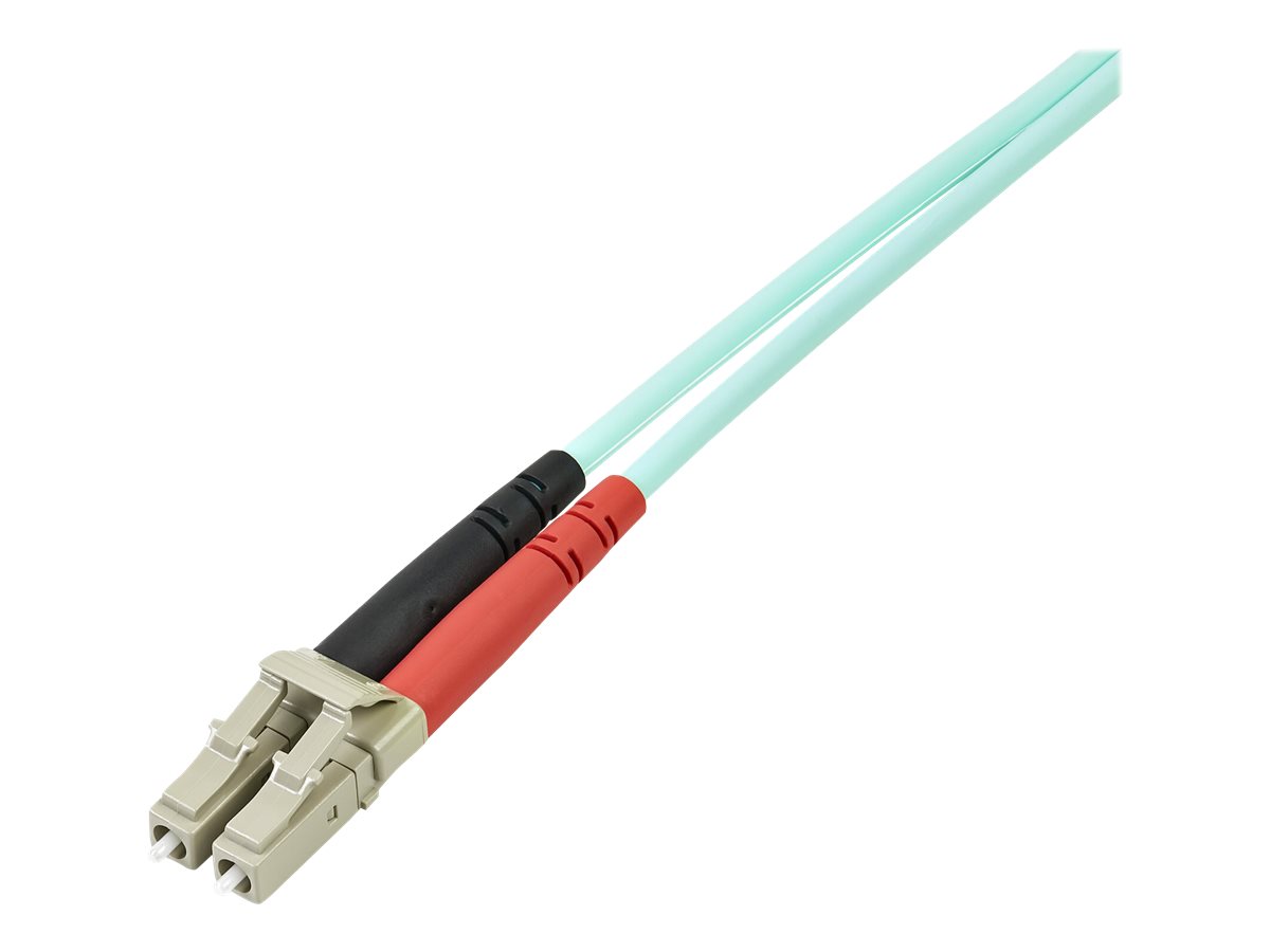 StarTech.com 5m Fiber Optic Cable - 10 Gb Aqua - Multimode Duplex 50125 - LSZH - LCLC - OM3 - LC to LC Fiber Patch Cable - Patch-Kabel - LC Multi-Mode (M)