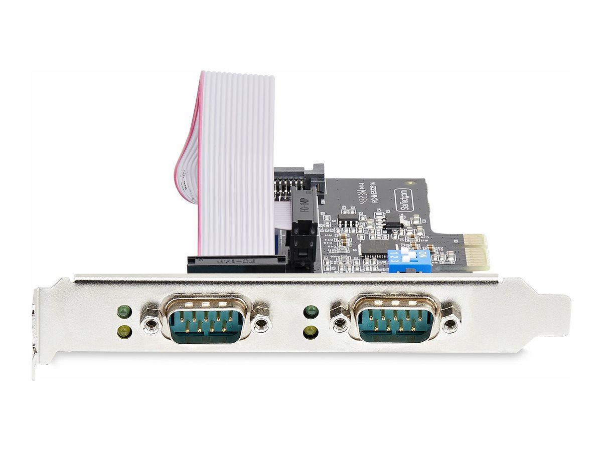 StarTech.com Startech 2-Port Serielle PCIe Karte, RS232RS422RS485