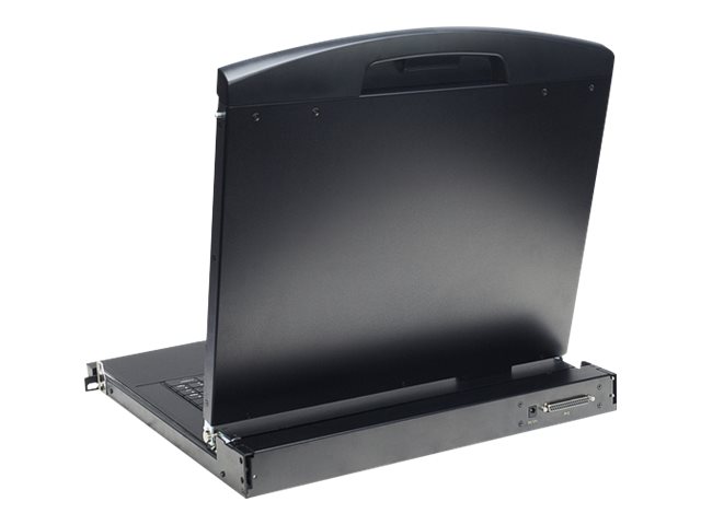 DIGITUS 19" LCD KVM Konsole, 1-Port VGA, deutsche Tastatur