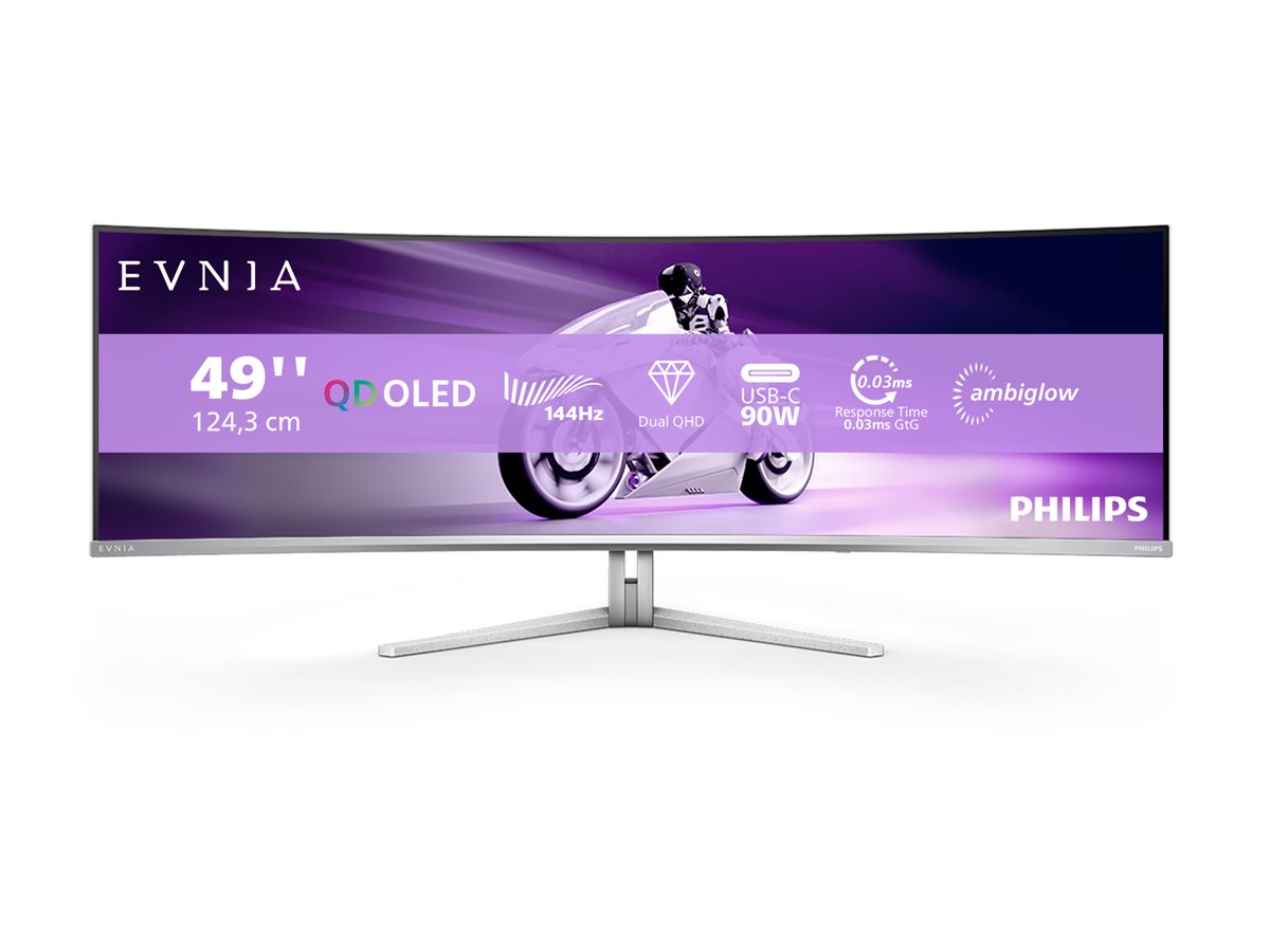 Philips Evnia 8000 49M2C8900L - OLED-Monitor - Gaming - gebogen - 124.5 cm (49")
