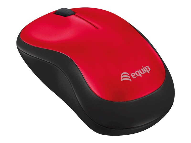 Equip Maus - Komfort - rechts- und linkshändig - optisch - kabellos - 2.4 GHz - kabelloser Empfänger (USB)