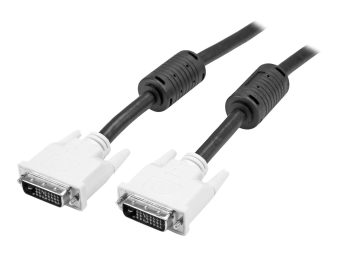 StarTech.com DVI-D Dual Link Kabel 3m (SteckerStecker) - DVI 24+1 Pin Monitorkabel Dual Link - DVI Anschlusskabel mit Ferritkernen - DVI-Kabel - Dual Link - DVI-D (M)
