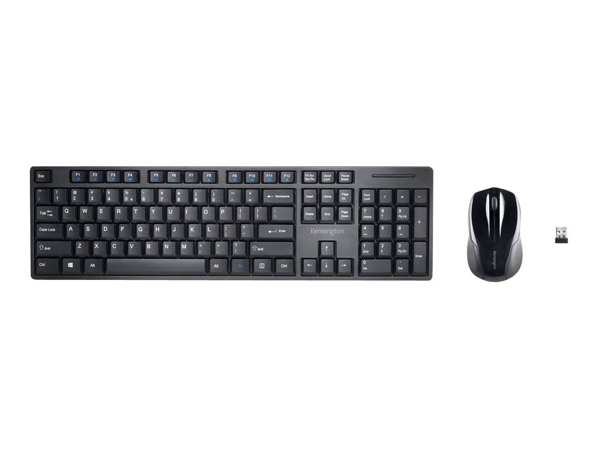 Kensington Pro Fit Low-Profile Desktop Set - Tastatur-und-Maus-Set