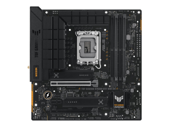 ASUS TUF GAMING B760M-BTF WIFI - Motherboard - micro ATX - LGA1700-Sockel - B760 Chipsatz - USB 3.2 Gen 1 USB 3.2 Gen 2 USB-C 3.2 Gen 2x2 USB-C 3.2 Gen 1 - 2.5 Gigabit LAN Wi-Fi 6 Bluetooth - Onboard-Grafik (CPU erforderlich)