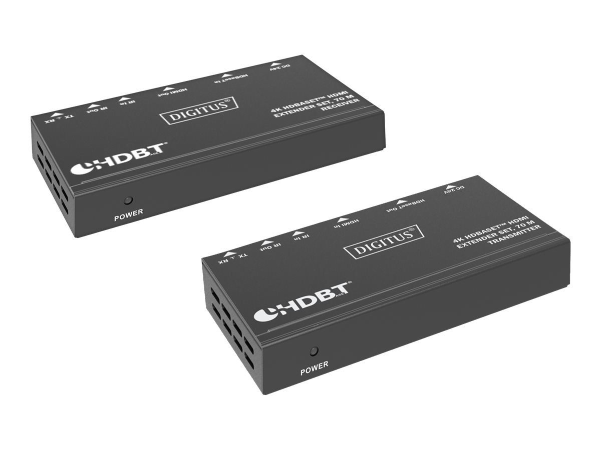 DIGITUS 4K HDBaseT HDMI Extender Set, 70 m