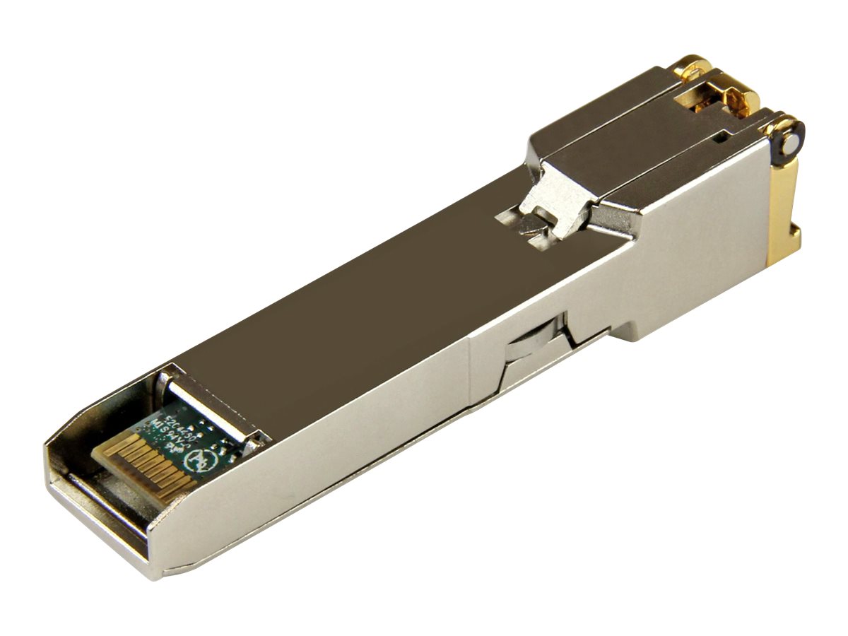 StarTech.com 95Y0549-ST Transceiver Modul (SFP+ Module, 101001000Base-TX Brocade kompatibel, Kupfer, RJ-45 Kupfer mit DDM)