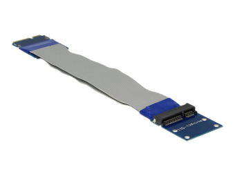 Delock Extension Mini PCI Express  mSATA male > slot riser card