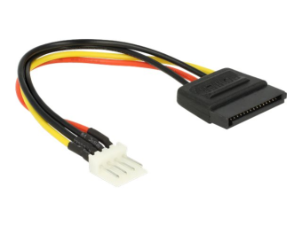 Delock Netzteil - 4-Pin-Mini-Stromversorgungsstecker (M)