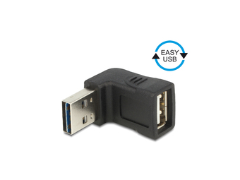 Delock USB-Adapter - USB (W) zu USB (M) - 90° Stecker