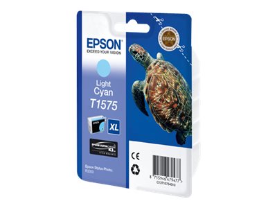 Epson T1575 - 25.9 ml - hell Cyan - original