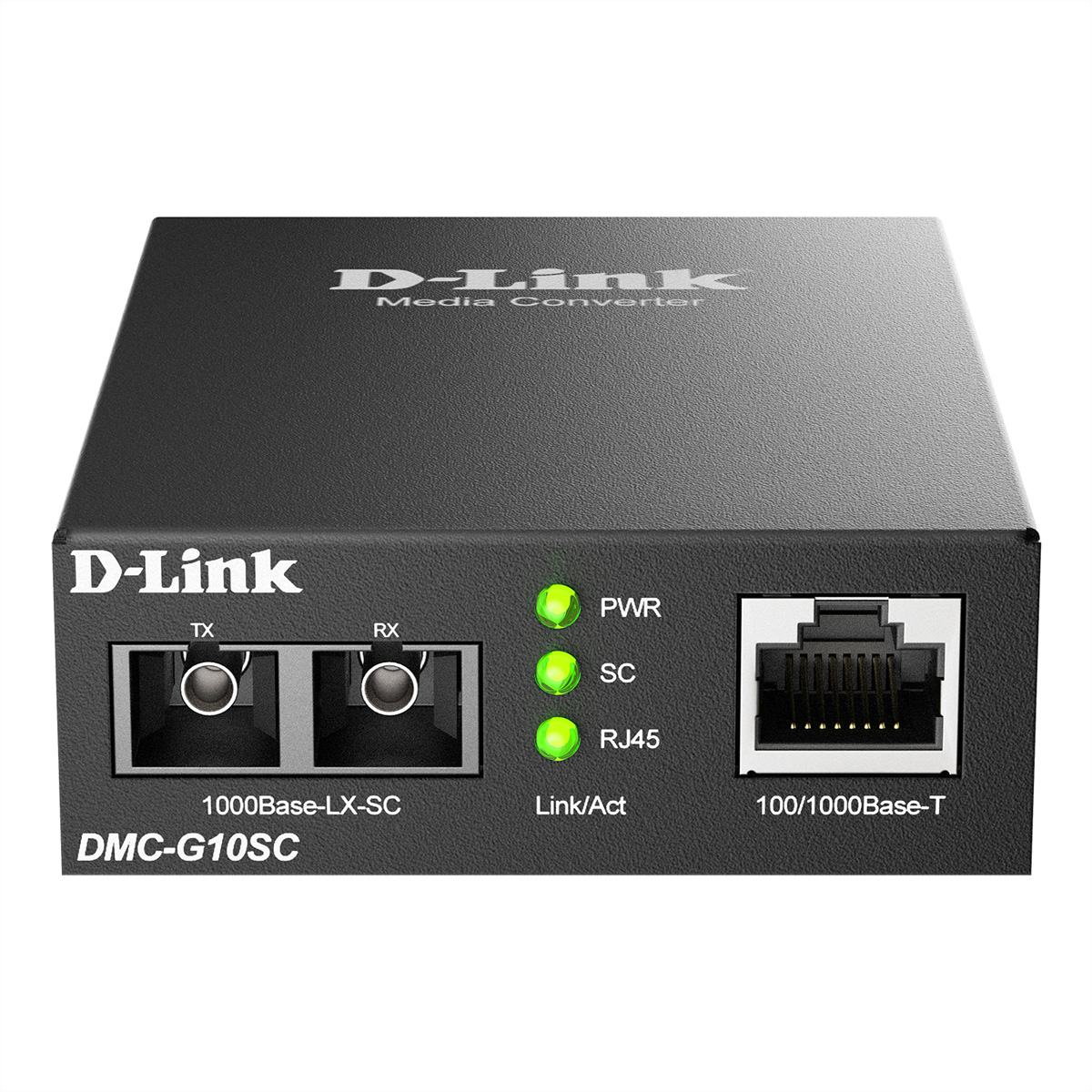 D-Link DMC G10SC - Medienkonverter - 1GbE - 10Base-T, 100Base-TX, 1000Base-T, 1000Base-LX
