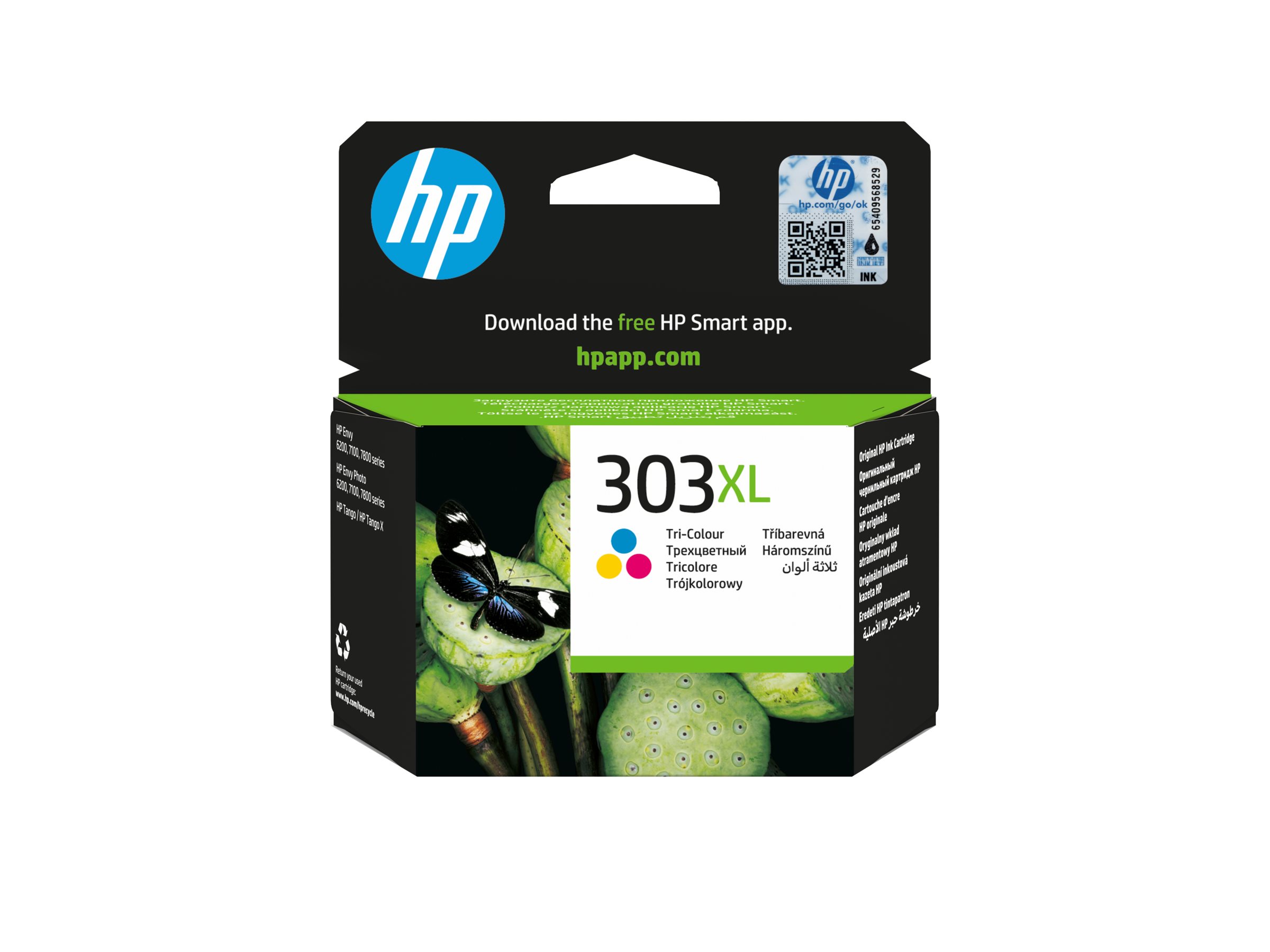 HP 303XL - 10 ml - Hohe Ergiebigkeit - Farbe (Cyan, Magenta, Gelb)