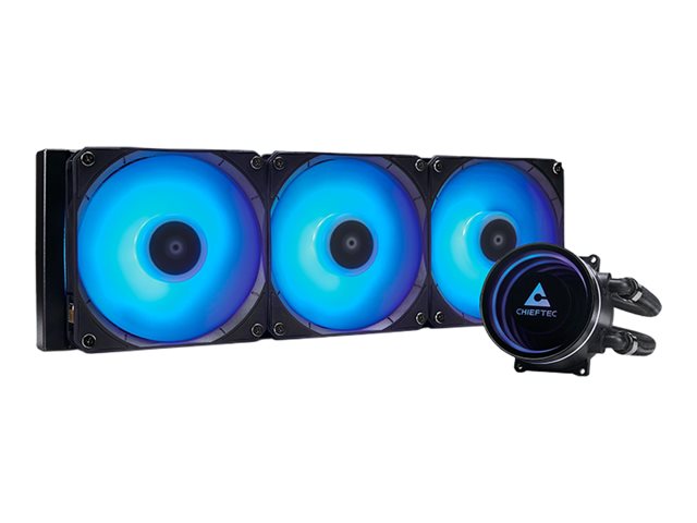 Chieftec Iceberg 360 - Prozessor-Flüssigkeitskühlsystem - Kühlergröße 360 mm - (für LGA1150, LGA1151, LGA1155, LGA1156, LGA1200, LGA1700, LGA1851, AM2, AM2+, AM3+, AM4, AM5, FM1, FM2, FM2+)