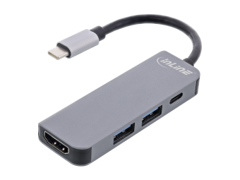 InLine Multihub USB 3.2 Gen.1 - 2x USB-A - HDMI 4K30Hz - USB-C PD 87W