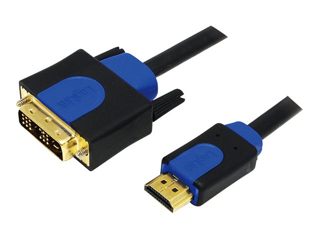 LogiLink Adapterkabel - HDMI männlich zu DVI-D