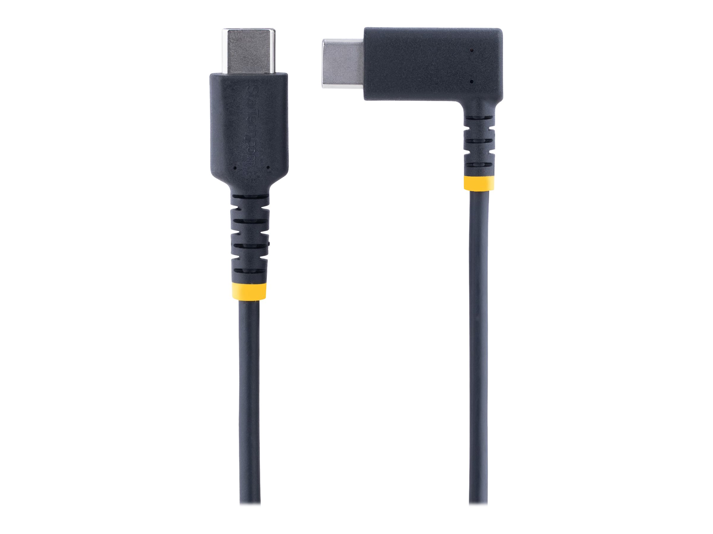 StarTech.com 2 m USB-C Ladekabel Mit Winkelstecker und 60W PD - Robust - USB-Kabel - USB-C (M)
