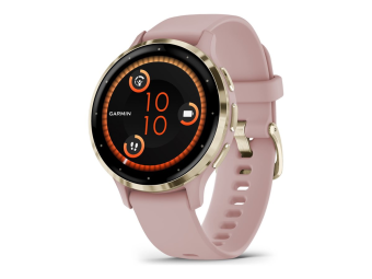 Garmin Venu 3S - 41 mm - Rosa - intelligente Uhr mit Band - Silikon - Handgelenkgröße 110-175 mm - Anzeige 3.04 cm (1.2)