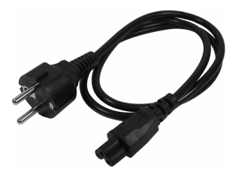 StarTech.com 3 m Laptop Stromkabel, EU Schuko auf C5 Stecker, 2.5A 250V - Stromkabel - power CEE 77 (S)