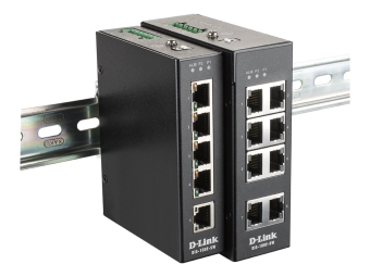 D-Link DIS 100E-8W - Switch - unmanaged - 8 x 10100